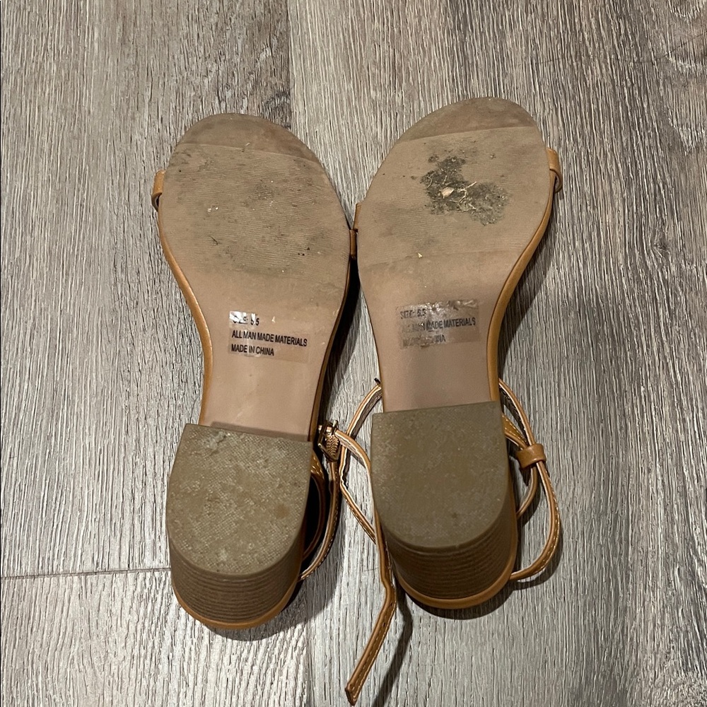 Lulu's Julie Ankle Strap Heels - 5.5 - Picture 6 of 6